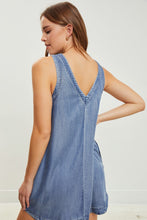 Load image into Gallery viewer, Soft Denim Dress With Pockets