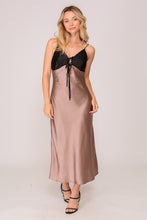 Load image into Gallery viewer, Two-toned Satin Dress