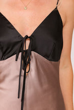 Load image into Gallery viewer, Two-toned Satin Dress