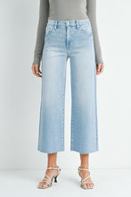 Load image into Gallery viewer, Scissor Cut Wide Leg- Light Denim
