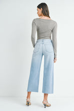Load image into Gallery viewer, Scissor Cut Wide Leg- Light Denim