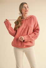 Load image into Gallery viewer, Pullovere Knit Hoodie