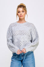 Load image into Gallery viewer, Open Knit Oversized Sweater