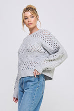 Load image into Gallery viewer, Open Knit Oversized Sweater