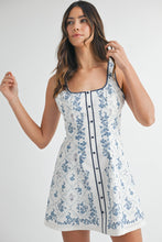 Load image into Gallery viewer, Floral Print Button Front Mini Dress