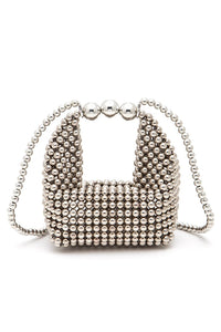 Small Silver Clutch Bag