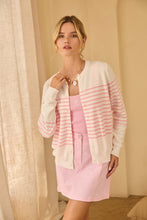 Load image into Gallery viewer, Striped Button-down Cardigan