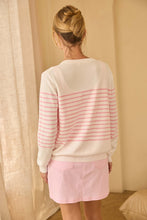 Load image into Gallery viewer, Striped Button-down Cardigan