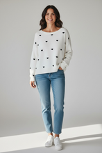 Load image into Gallery viewer, Black Heart Sweater